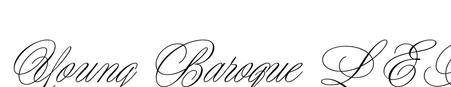 Young Baroque LET Plain:1.0 cкачати шрифт безкоштовно